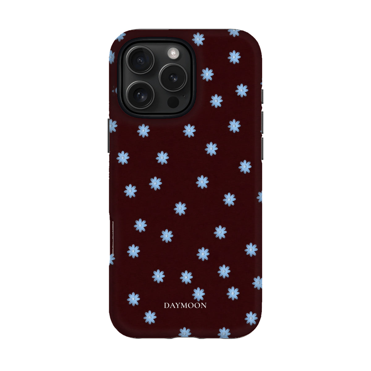 Wine Bloom phone case on iPhone 16 Pro Max, Dual Layer