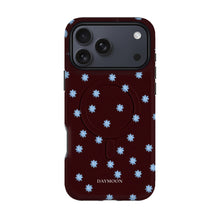 Wine Bloom phone case on iPhone 17 Pro Max, Dual Layer MagSafe