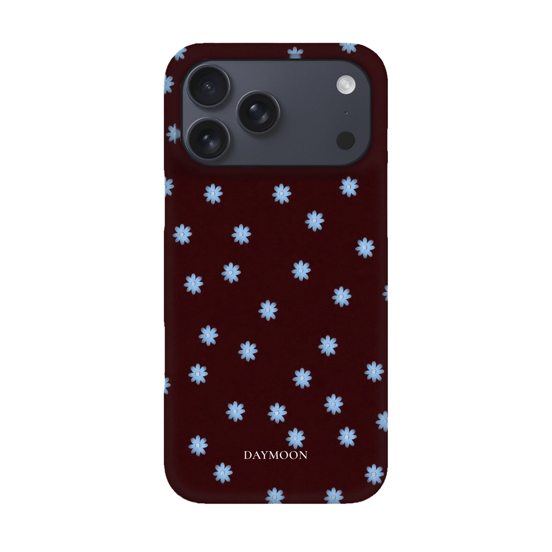 Wine Bloom phone case on iPhone 17 Pro Max, Single Layer