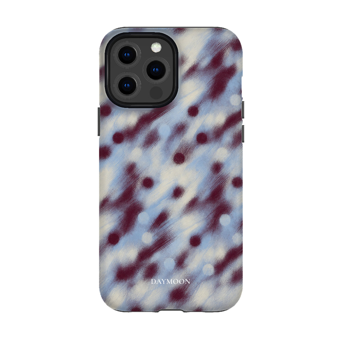Hazy Dot phone case on iPhone 13 Pro Max, Dual Layer