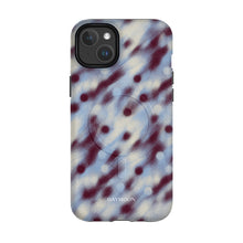 Hazy Dot phone case on iPhone 14 Plus, Dual Layer MagSafe