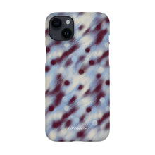 Hazy Dot phone case on iPhone 14 Plus, Single Layer