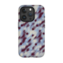 Hazy Dot phone case on iPhone 15 Pro, Dual Layer