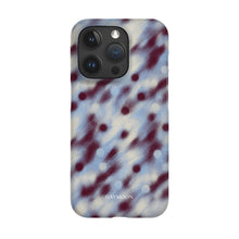 Hazy Dot phone case on iPhone 15 Pro, Single Layer