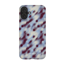 Hazy Dot phone case on iPhone 16 Plus, Single Layer