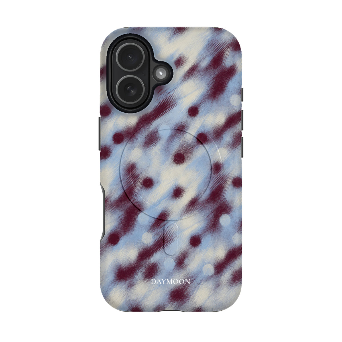 Hazy Dot phone case on iPhone 17, Dual Layer MagSafe