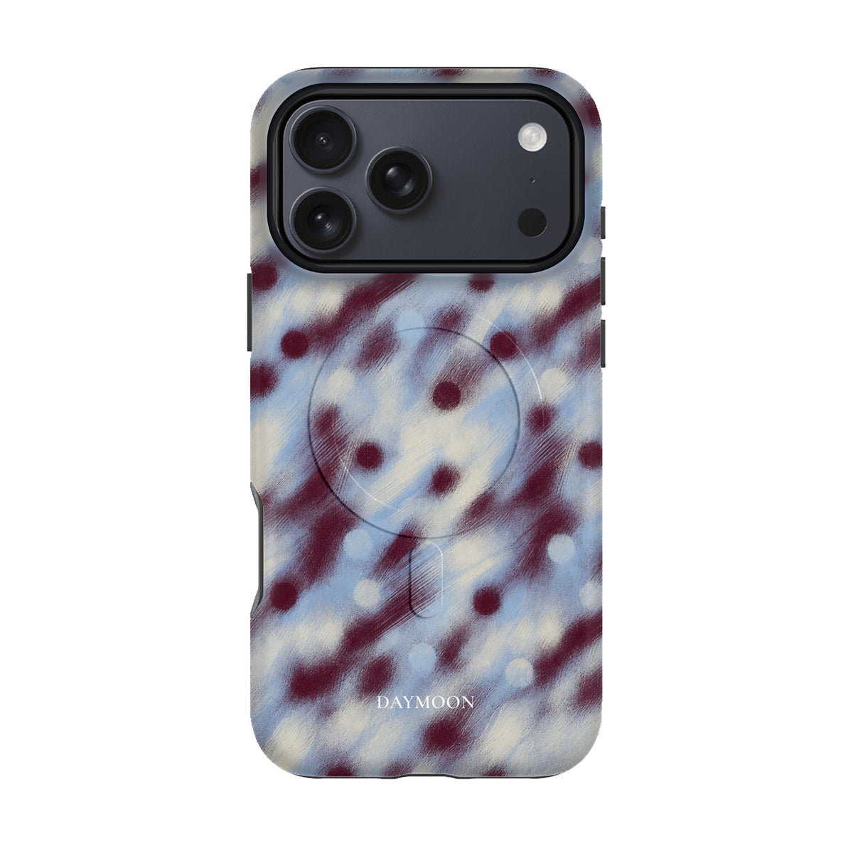 Hazy Dot phone case on iPhone 17 Pro Max, Dual Layer MagSafe