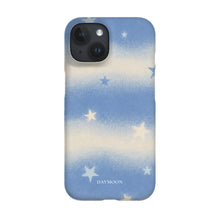 Drifting Stars phone case on iPhone 15, Single Layer