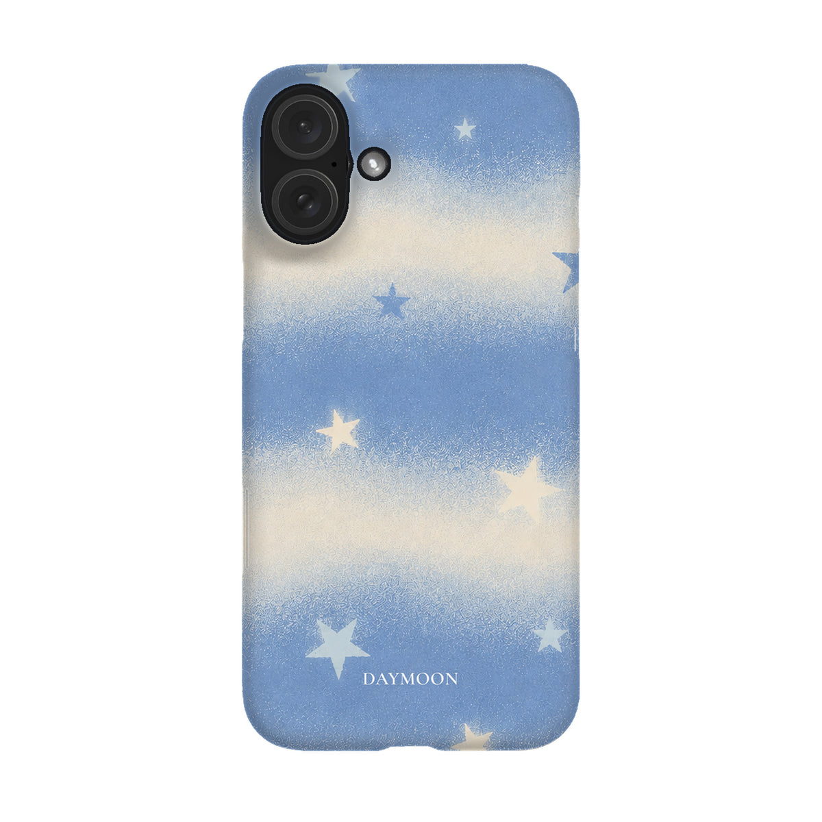 Drifting Stars phone case on iPhone 16 Plus, Single Layer