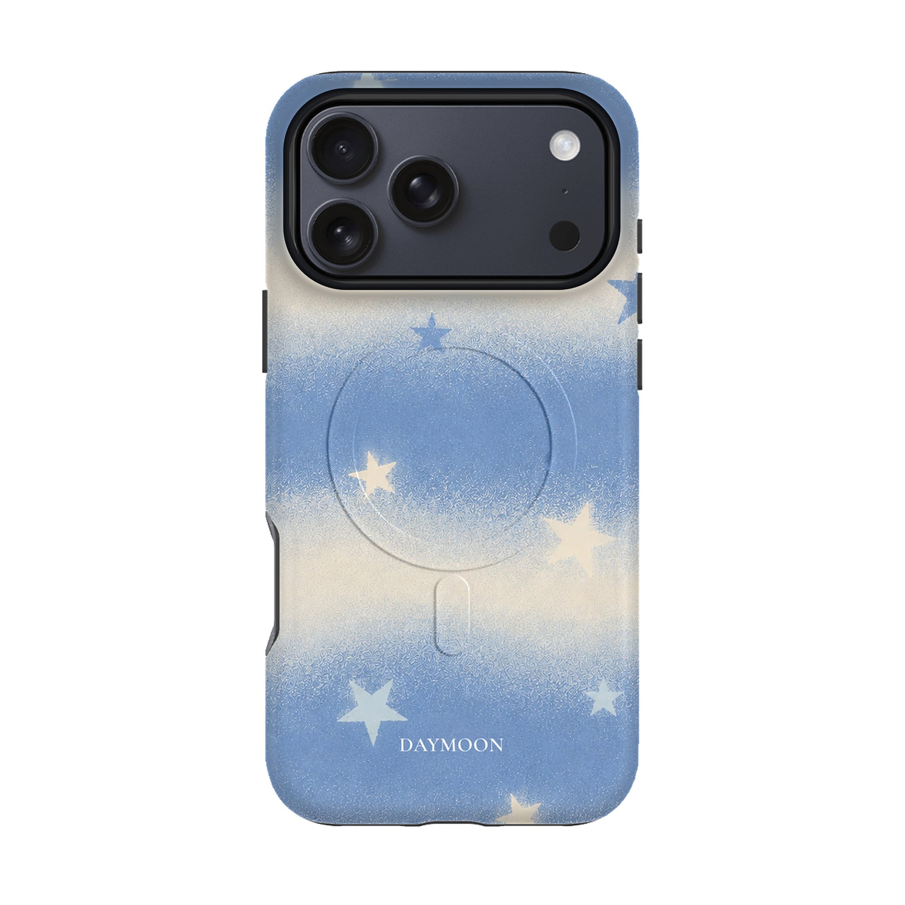 Drifting Stars phone case on iPhone 17 Pro Max, Dual Layer MagSafe