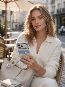 Drifting Stars phone case in an everyday follow reference scene